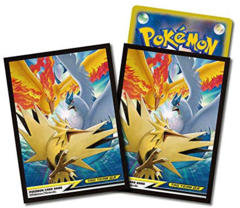 Japanese Pokemon Sun & Moon SM10b Articuno, Zapdos & Moltres Sleeves - 64ct